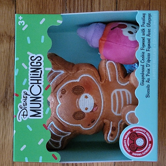 New 2023 disney parks epcot figment munchling gingerbread cookie stuffed animal - Picture 1 of 2